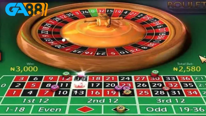 Roulette Ga88 mang đến trải nghiệm vòng quay may mắn với tỷ lệ cược hấp dẫn