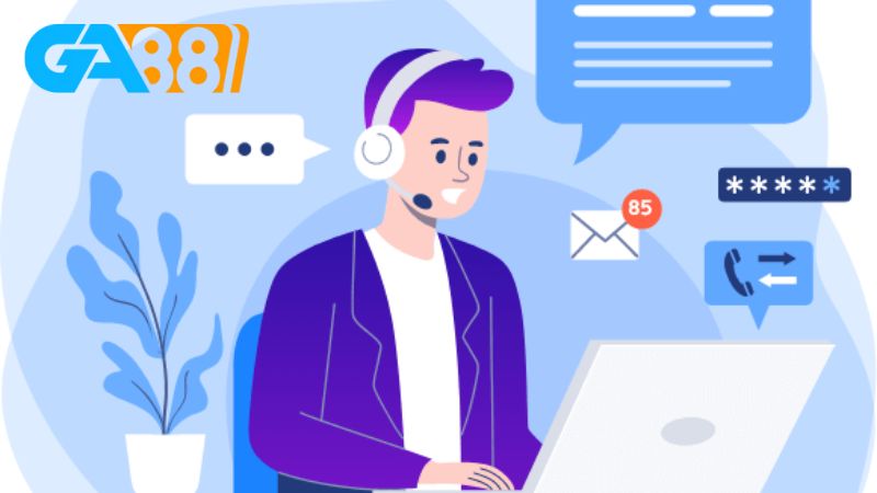 GA88 cam kết phản hồi nhanh chóng khi người chơi liên hệ