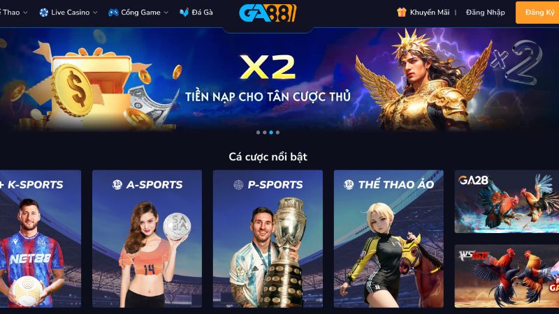 Nạp tiền GA88 rất đơn giản, nhanh chóng và an toàn